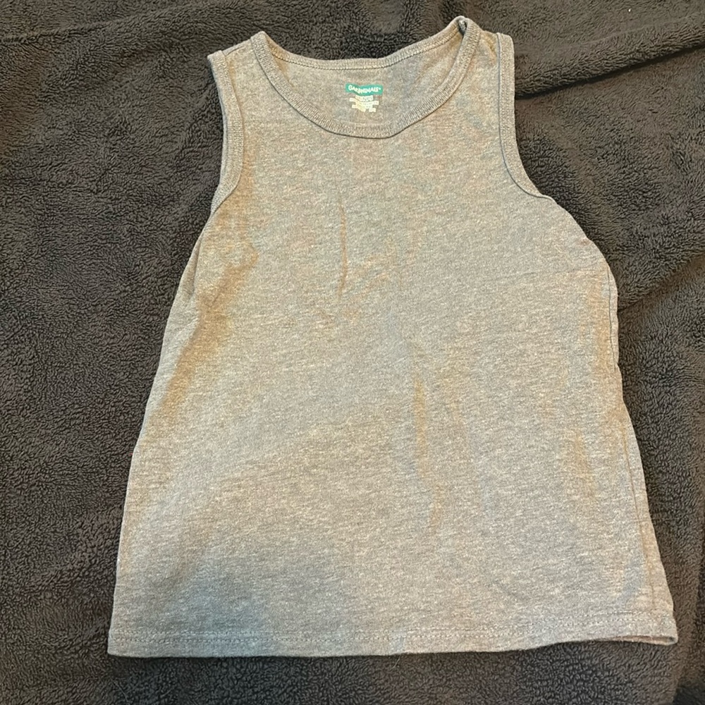 Gray tank top boys